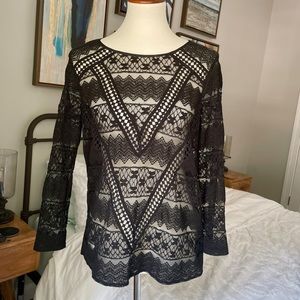 Express Lacy Top